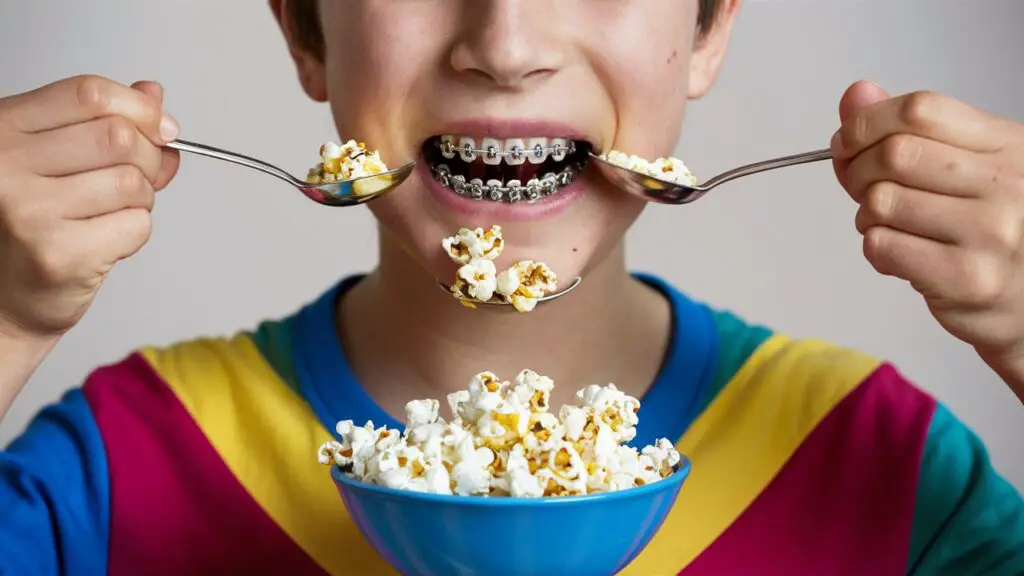 Can I Eat Popcorn with Braces if I'm Careful