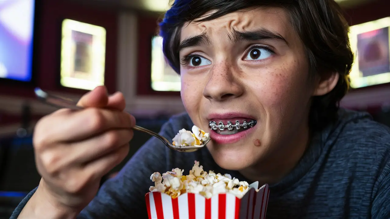 Can I Eat Popcorn with Braces if I'm Careful