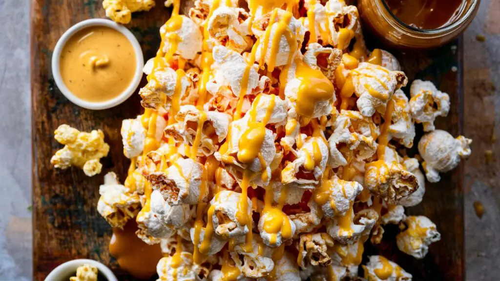 Caramel and Cheese Popcorn